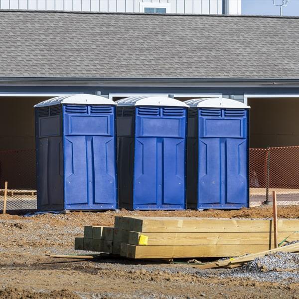 Heavy-duty construction site porta potty in Montrose, Colorado